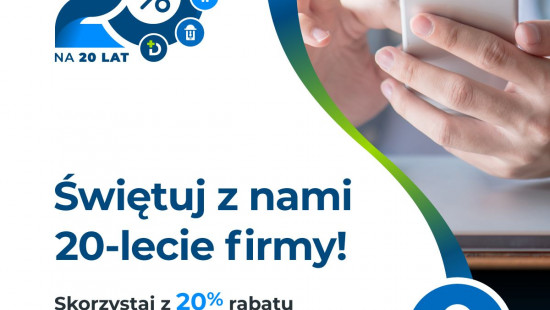 Promocje na 20 lat inSolutions