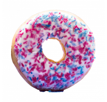 Donut z posypką
