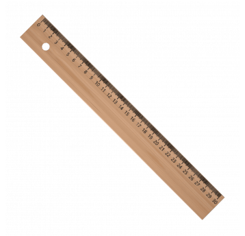 Linijka drewniana 30cm