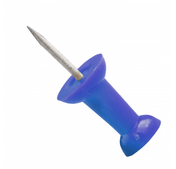 Pinezki szpilki niebieski